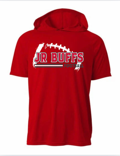 Jr Buffs Football Short Sleeve Hoodie