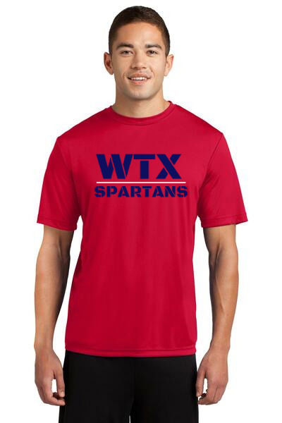 WTX Spartans Red Dry Fit