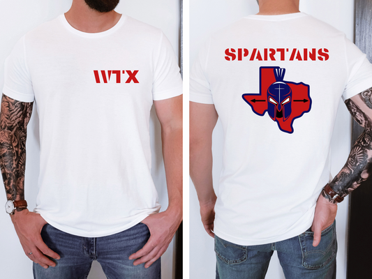 WTX Spartans Logo Front/Back