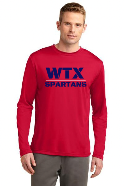 WTX Spartans Red Dry Fit