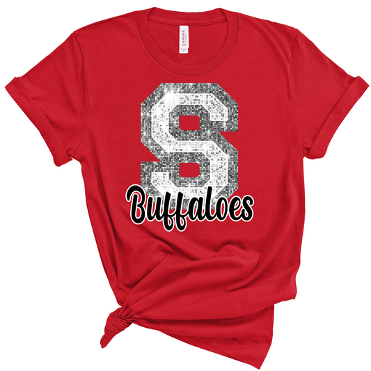 Buffaloes Faux Sequin