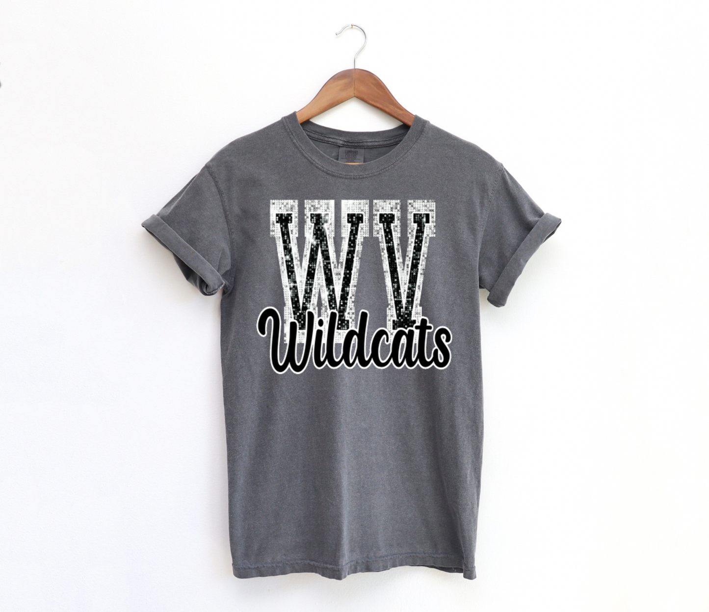 Water Valley Wildcats Faux Sequin